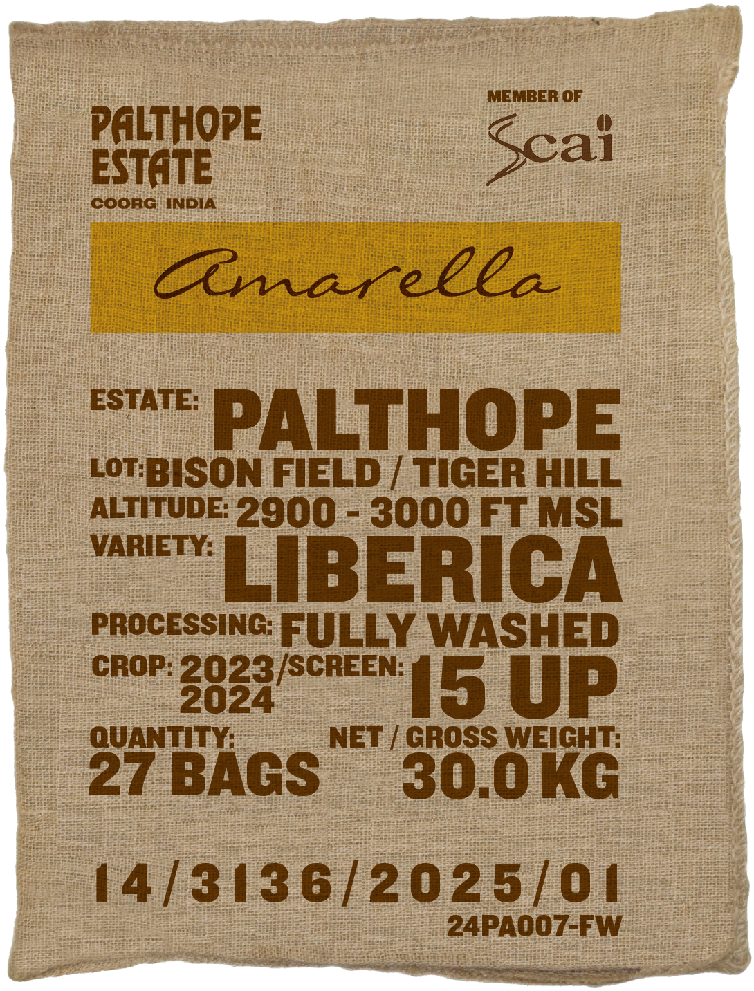 Bisonfield / Tigerhill, Liberica