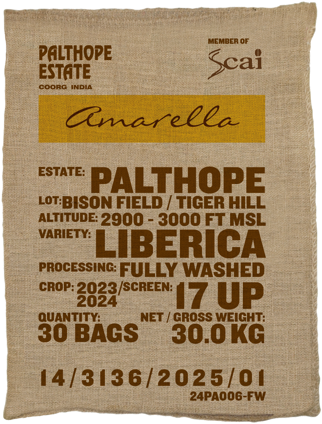 Bisonfield / Tigerhill, Liberica
